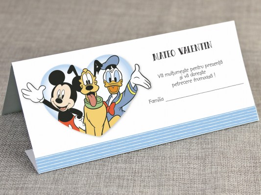 plic dar botez tren Mickey Disney 5723